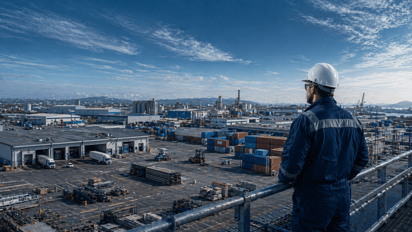 Operación industrial de higiene y seguridad